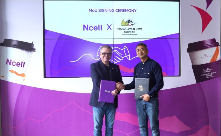 एनसेल प्रयोगकर्तालाई हिमालयन जाभा कफीको प्रत्येक चुस्कीमा छुट